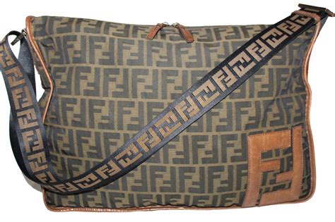 fendi zucca canvas messenger bag|fendi zucca 197 price.